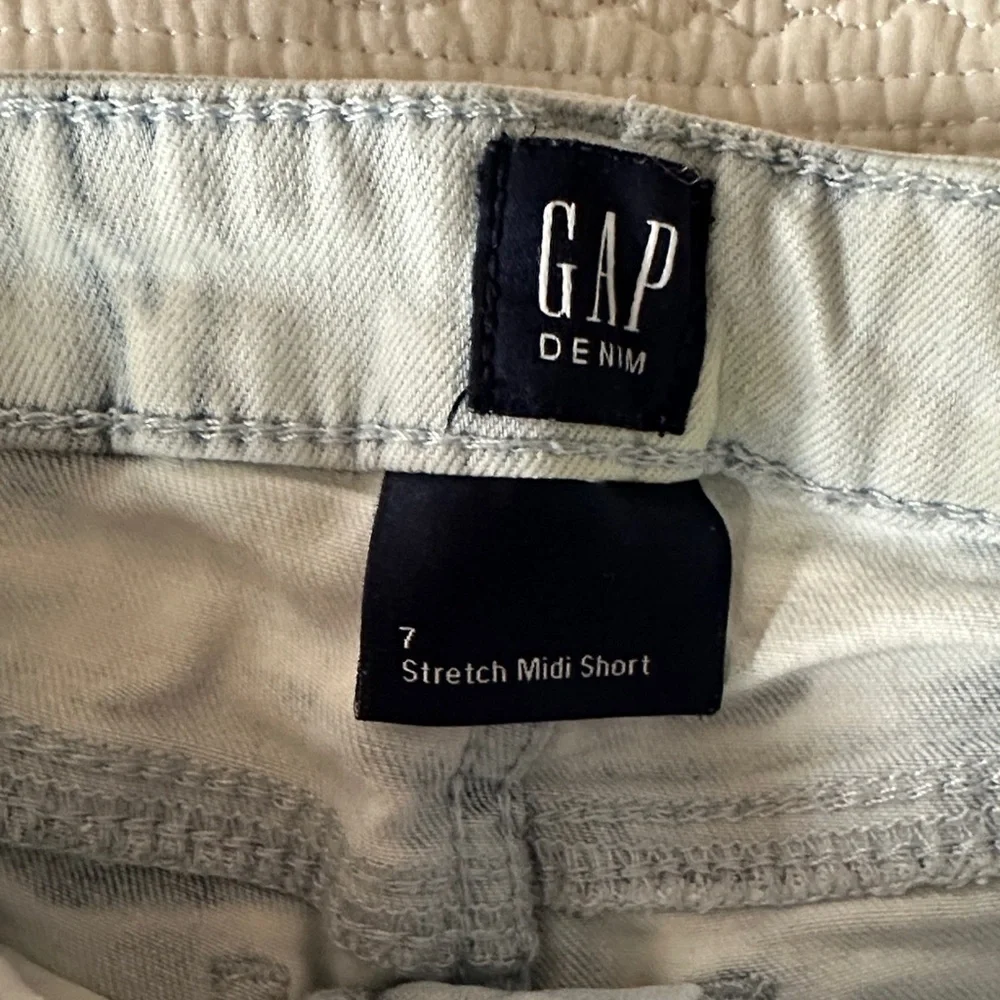GAP Blue Tie-Dye Jean‎ Shorts Girls Size 7